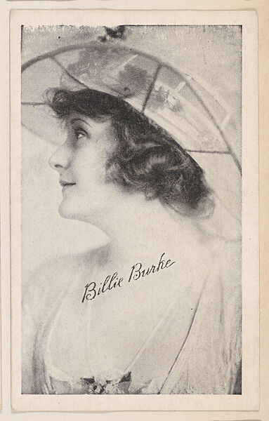 Billie Burke from Kromo Gravure "Leading Moving Picture Stars" (W623), Kromo Gravure Photo Company, Detroit, Michigan, Commercial photolithograph 