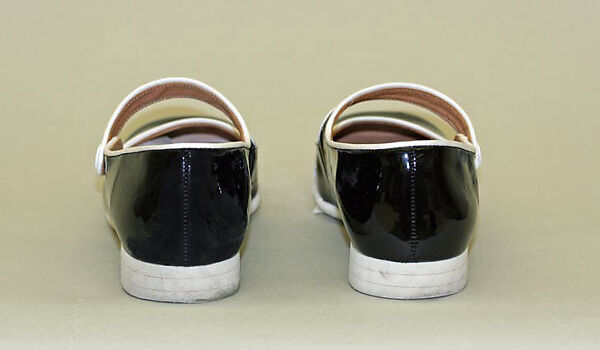 Shoes, André Courrèges (French, Pau 1923–2016 Neuilly-sur-Seine), leather, plastic (polyvinyl chloride), French