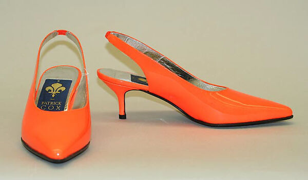 Pumps, Patrick Cox (British, born Canada, 1963), leather, plastic (vinyl), British 