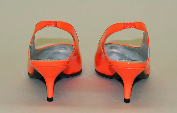 Pumps, Patrick Cox (British, born Canada, 1963), leather, plastic (vinyl), British
