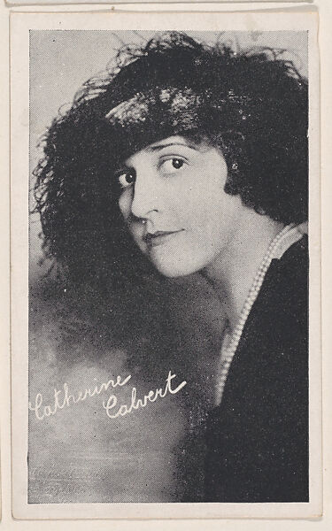 Catherine Calvert from Kromo Gravure "Leading Moving Picture Stars" (W623), Kromo Gravure Photo Company, Detroit, Michigan, Commercial photolithograph 