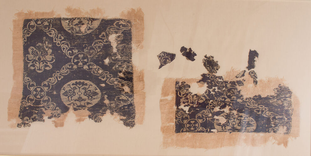 Silk Squares on Linen