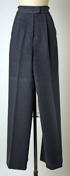 Ensemble, Bill Blass Ltd. (American, founded 1970), (a) cashmere, sable; (b–e) cashmere, American