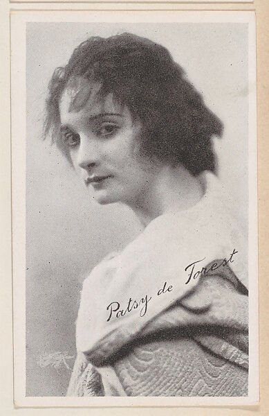 Patsy de Forest from Kromo Gravure "Leading Moving Picture Stars" (W623), Kromo Gravure Photo Company, Detroit, Michigan, Commercial photolithograph 