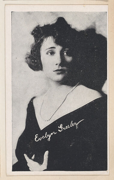 Evelyn Greeley from Kromo Gravure "Leading Moving Picture Stars" (W623), Kromo Gravure Photo Company, Detroit, Michigan, Commercial photolithograph 