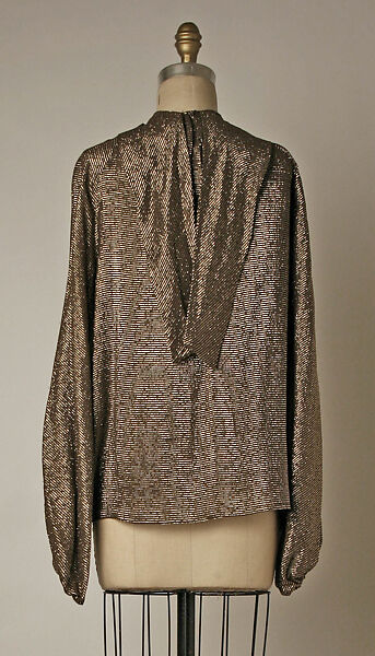 Ensemble, Bill Blass Ltd. (American, founded 1970), (a) nylon; (b,c) silk, American