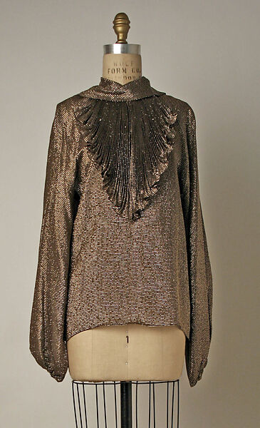 Ensemble, Bill Blass Ltd. (American, founded 1970), (a) nylon; (b,c) silk, American