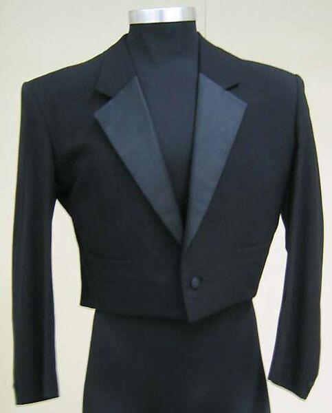 Tuxedo, Gianni Versace (Italian, founded 1978), wool, silk, Italian