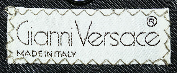 Tuxedo, Gianni Versace (Italian, founded 1978), wool, silk, Italian