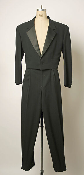 Tuxedo, Gianni Versace (Italian, founded 1978), wool, silk, Italian 