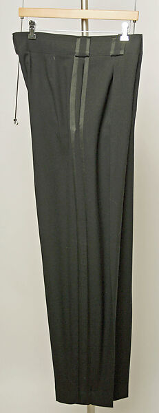 Tuxedo, Gianni Versace (Italian, founded 1978), wool, silk, Italian