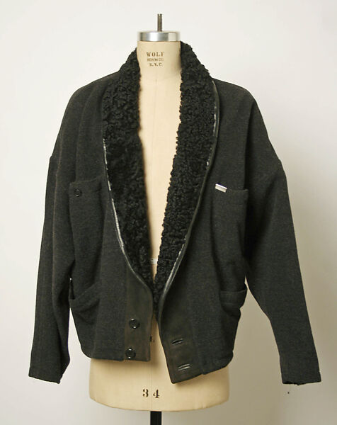 Jacket, Gianni Versace (Italian, founded 1978), wool, Italian 