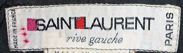 Jacket, Yves Saint Laurent (French, founded 1961), wool, French