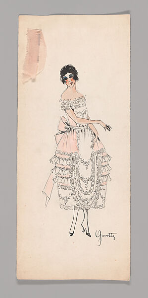 Sketches, Boué Soeurs (French, 1897–1957), Graphite, watercolor, paint, and pen and ink, French