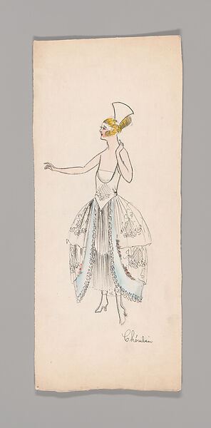 Sketches, Boué Soeurs (French, 1897–1957), Graphite, watercolor, paint, and pen and ink, French