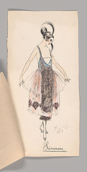 Sketches, Boué Soeurs (French, 1897–1957), Graphite, watercolor, paint, and pen and ink, French