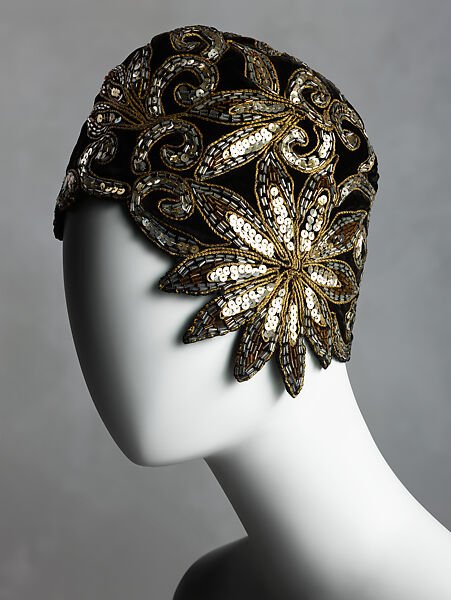 Hat, Lasdon (American, active 1900–1937), silk, metal, American 