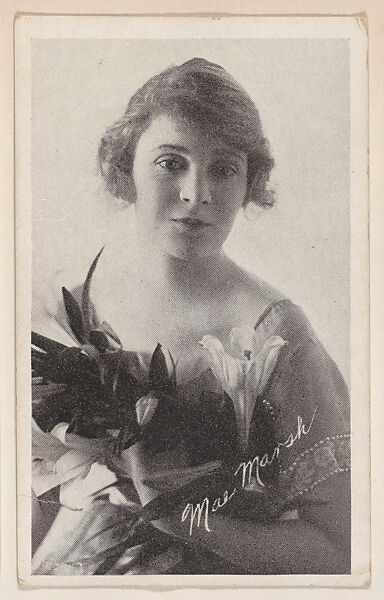 Mae Marsh from Kromo Gravure "Leading Moving Picture Stars" (W623), Kromo Gravure Photo Company, Detroit, Michigan, Commercial photolithograph 