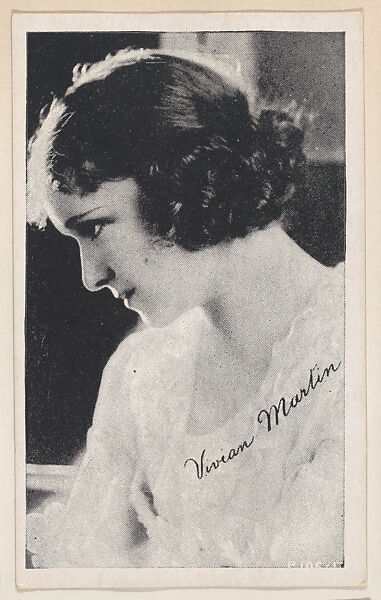 Vivian Martin from Kromo Gravure "Leading Moving Picture Stars" (W623), Kromo Gravure Photo Company, Detroit, Michigan, Commercial photolithograph 