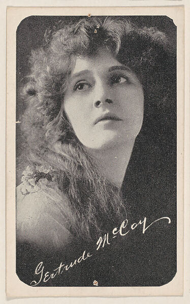 Gertrude McCoy from Kromo Gravure "Leading Moving Picture Stars" (W623), Kromo Gravure Photo Company, Detroit, Michigan, Commercial photolithograph 