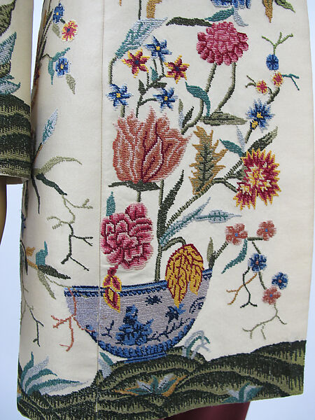 Evening ensemble, House of Balmain (French, founded 1945), silk, French