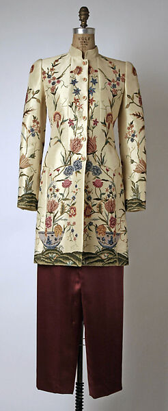 Evening ensemble, House of Balmain (French, founded 1945), silk, French