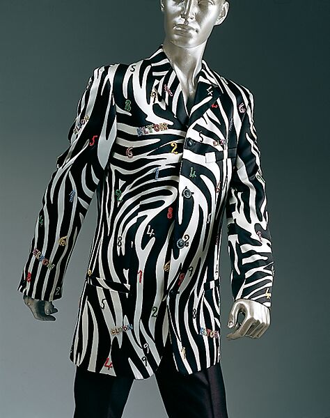 Jacket, Gianni Versace (Italian, founded 1978), silk, beads, Italian 