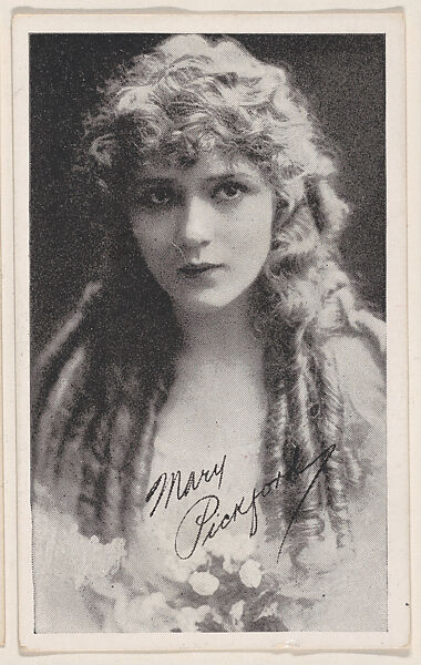 Mary Pickford from Kromo Gravure "Leading Moving Picture Stars" (W623), Kromo Gravure Photo Company, Detroit, Michigan, Commercial photolithograph 