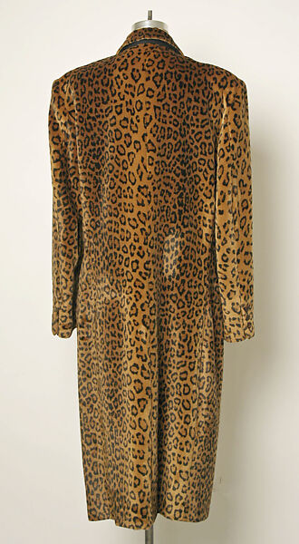 Coat, Gianni Versace (Italian, founded 1978), synthetic fiber, Italian
