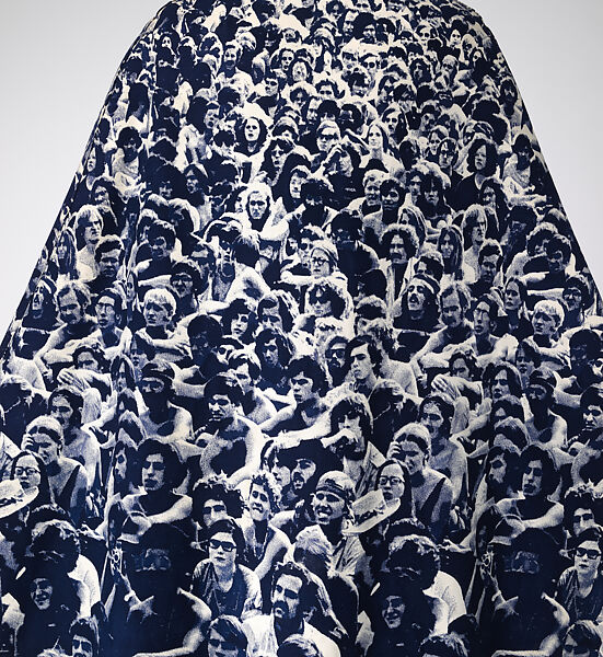 Cape, for textile design Baron Wolman (American, born 1937), cotton, metal, American