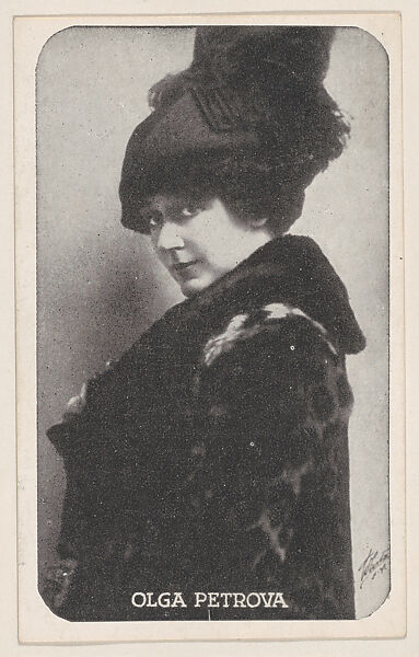 Olga Petrova from Kromo Gravure "Leading Moving Picture Stars" (W623), Kromo Gravure Photo Company, Detroit, Michigan, Commercial photolithograph 