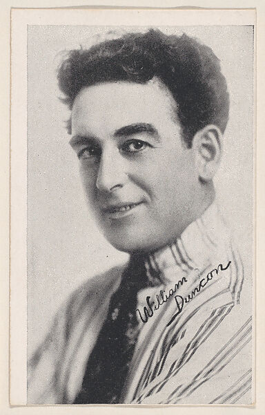 William Duncan from Kromo Gravure "Leading Moving Picture Stars" (W623), Kromo Gravure Photo Company, Detroit, Michigan, Commercial photolithograph 