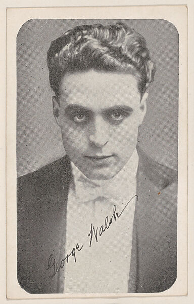 George Walsh from Kromo Gravure "Leading Moving Picture Stars" (W623), Kromo Gravure Photo Company, Detroit, Michigan, Commercial photolithograph 
