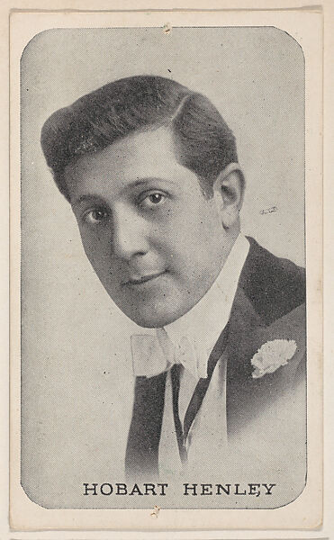 Hobart Henley from Kromo Gravure "Leading Moving Picture Stars" (W623), Kromo Gravure Photo Company, Detroit, Michigan, Commercial photolithograph 