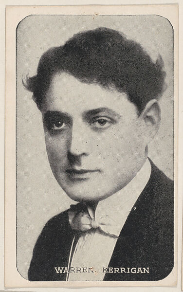 Warren Kerrigan from Kromo Gravure "Leading Moving Picture Stars" (W623), Kromo Gravure Photo Company, Detroit, Michigan, Commercial photolithograph 