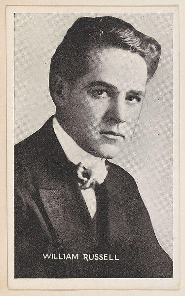 William Russell from Kromo Gravure "Leading Moving Picture Stars" (W623), Kromo Gravure Photo Company, Detroit, Michigan, Commercial photolithograph 