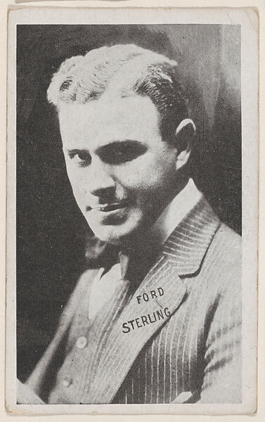 Ford Sterling from Kromo Gravure "Leading Moving Picture Stars" (W623), Kromo Gravure Photo Company, Detroit, Michigan, Commercial photolithograph 