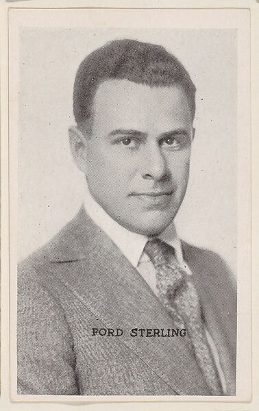 Ford Sterling from Kromo Gravure "Leading Moving Picture Stars" (W623), Kromo Gravure Photo Company, Detroit, Michigan, Commercial photolithograph 