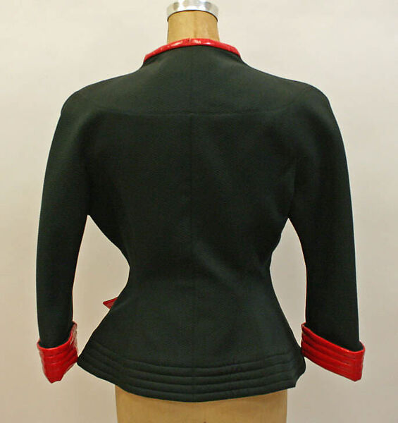 Suit, Mugler (French, founded 1974), (a) cotton, plastic (polyurethane); (b) plastic (polyurethane), French