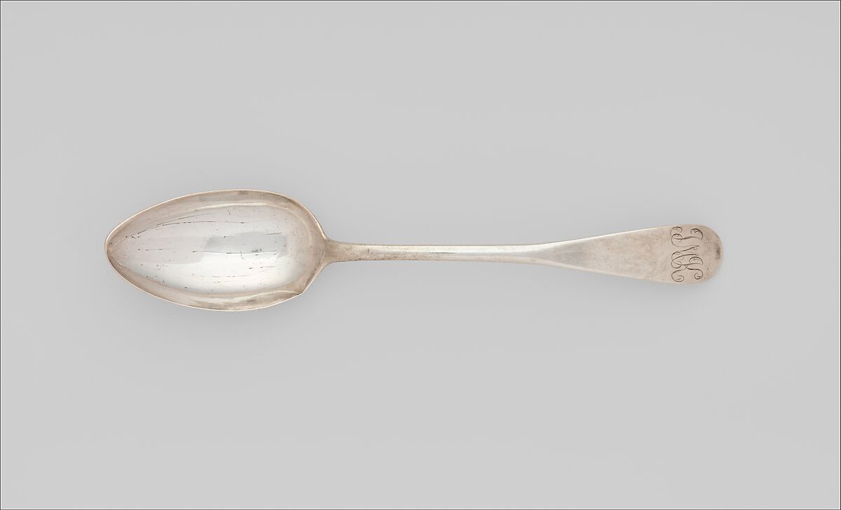 Table Spoon, Paul Revere Jr. (American, Boston, Massachusetts 1734–1818 Boston, Massachusetts), Silver, American 