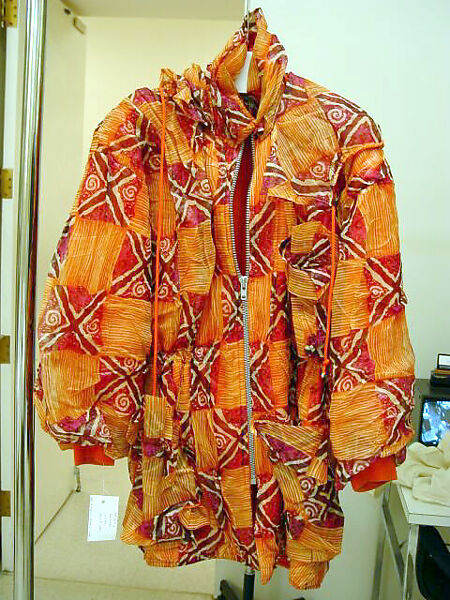 Coat, Issey Miyake (Japanese, 1938–2022), polyester, synthetic fiber, Japanese 