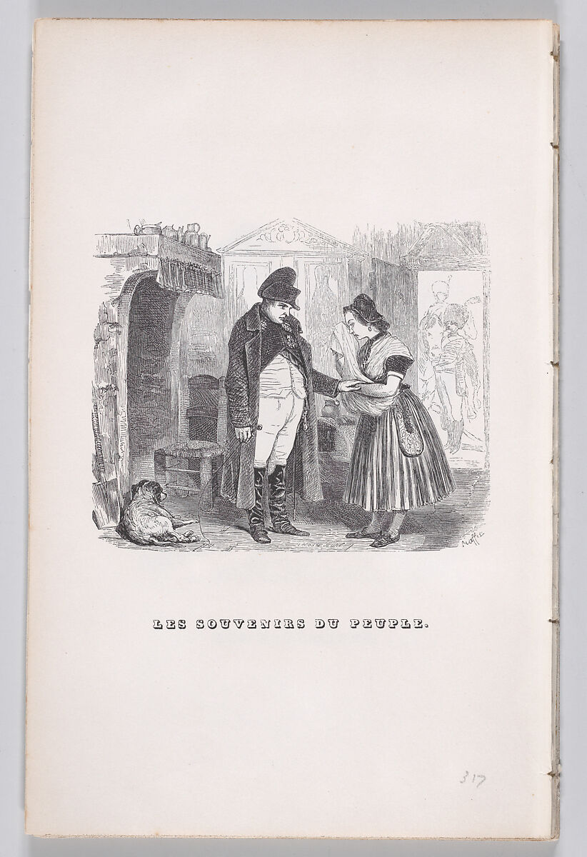 Memories of the People, from "The Complete Works of Béranger", J. J. Grandville (French, Nancy 1803–1847 Vanves), Wood engraving 