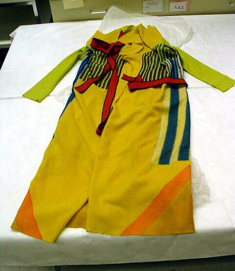 Dress, Issey Miyake (Japanese, 1938–2022), wool, nylon, Japanese