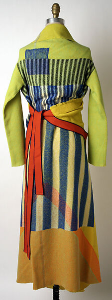 Dress, Issey Miyake (Japanese, 1938–2022), wool, nylon, Japanese