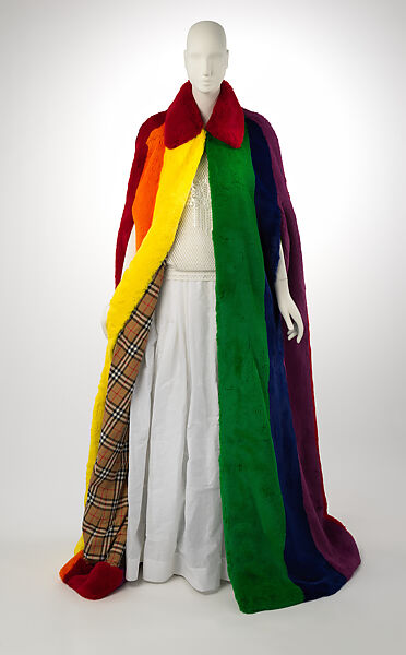 Burberry rainbow cheap cape