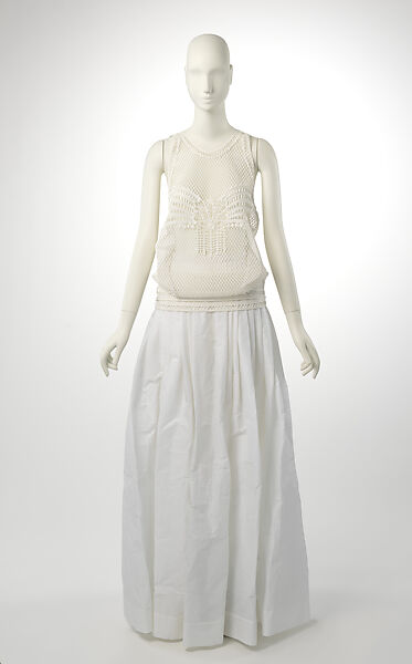 Ensemble, Burberry (British, founded 1856), (a) polyester, cotton; (b) polyester, plastic (polyurethane); (c) cotton; (d, e) leather, polyester, polyamide, plastic (polyurethane, synthetic rubber); (f–i) palladium-plated brass, British