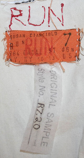 susan cianciolo カットオフTシャツ スーザン チャンチオロ　希少 Susan Cianciolo - Shirt - American - The Metropolitan Museum of Art