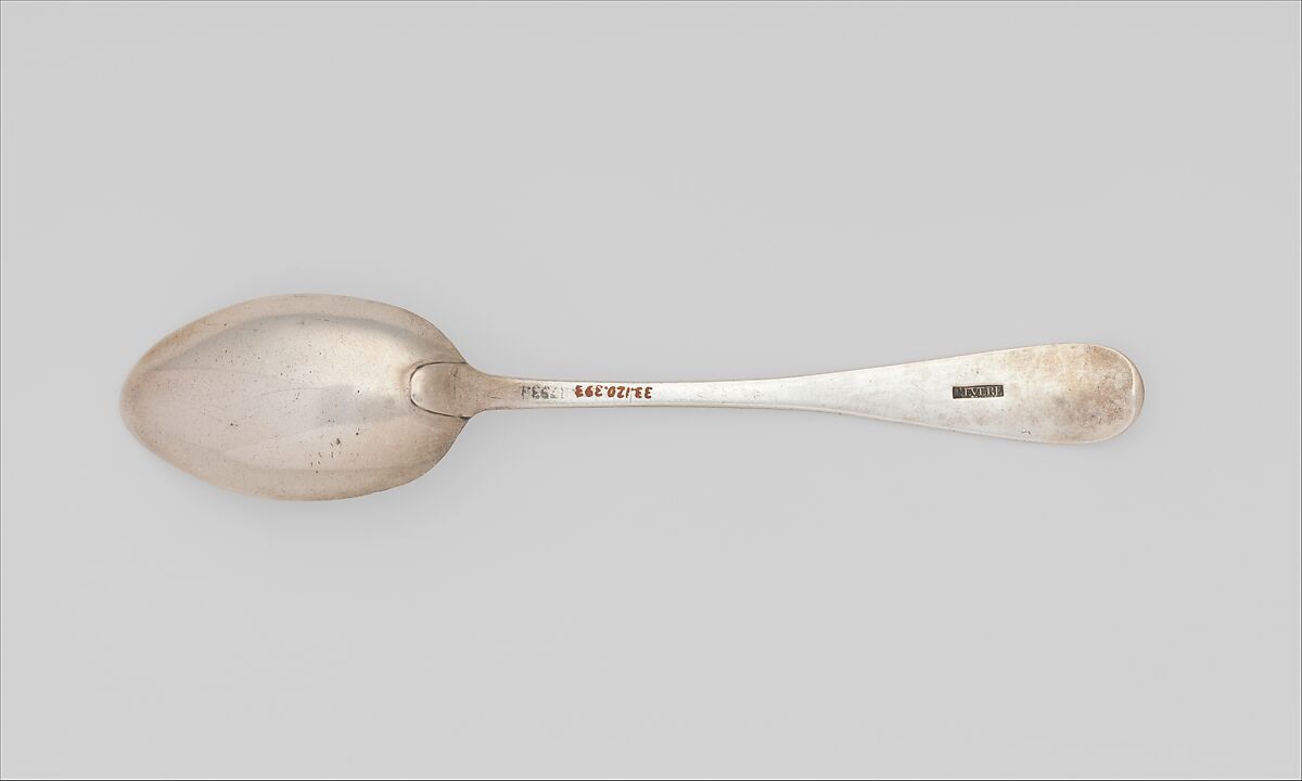 Table Spoon, Paul Revere Jr. (American, Boston, Massachusetts 1734–1818 Boston, Massachusetts), Silver, American