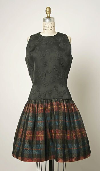 Cocktail ensemble, Vera Wang (American, born 1949), (a, b) synthetic fiber, silk, American