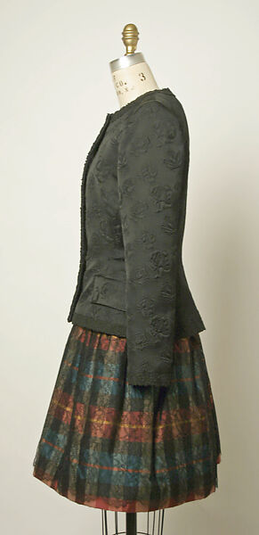 Cocktail ensemble, Vera Wang (American, born 1949), (a, b) synthetic fiber, silk, American